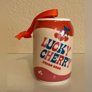 Ban.do Lucky Cherry Cream Soda Ceramic Ornament